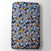 Dancing Mickey Mouse Dark Gray Kid's Digital Printed Fabric